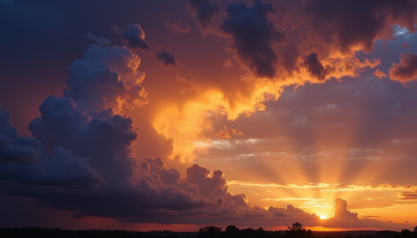 Free Dramatic Storm Sunset Image - Sunset, Storm, Clouds | Download at ...