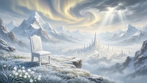 This painterly fantasy illustration