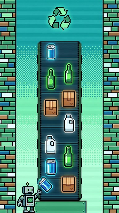 Free Pixel Recycling Factory Image - Recycling, Pixel, 8-bit | Download ...