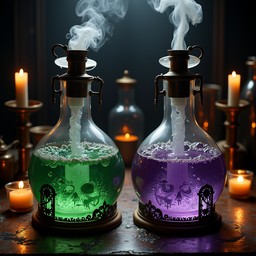 Free Mystical Potion Laboratory Image - Potions, Alchemy, Magical ...