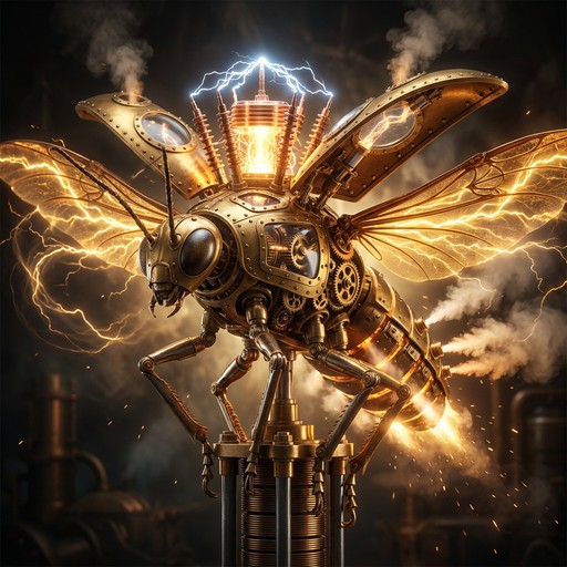 Free Steampunk Mechanical Firefly Image - Steampunk, Mechanical ...