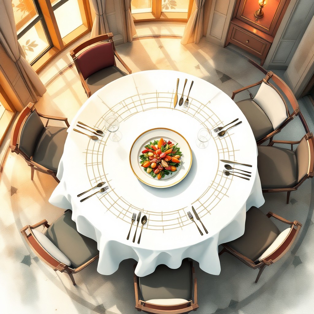 Free Elegant Circular Dining Image - Restaurant, Dining, Geometric ...