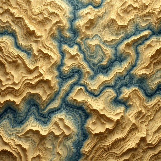 Free Flowing Earth Contours Image - Topographical, Contour, Terrain ...