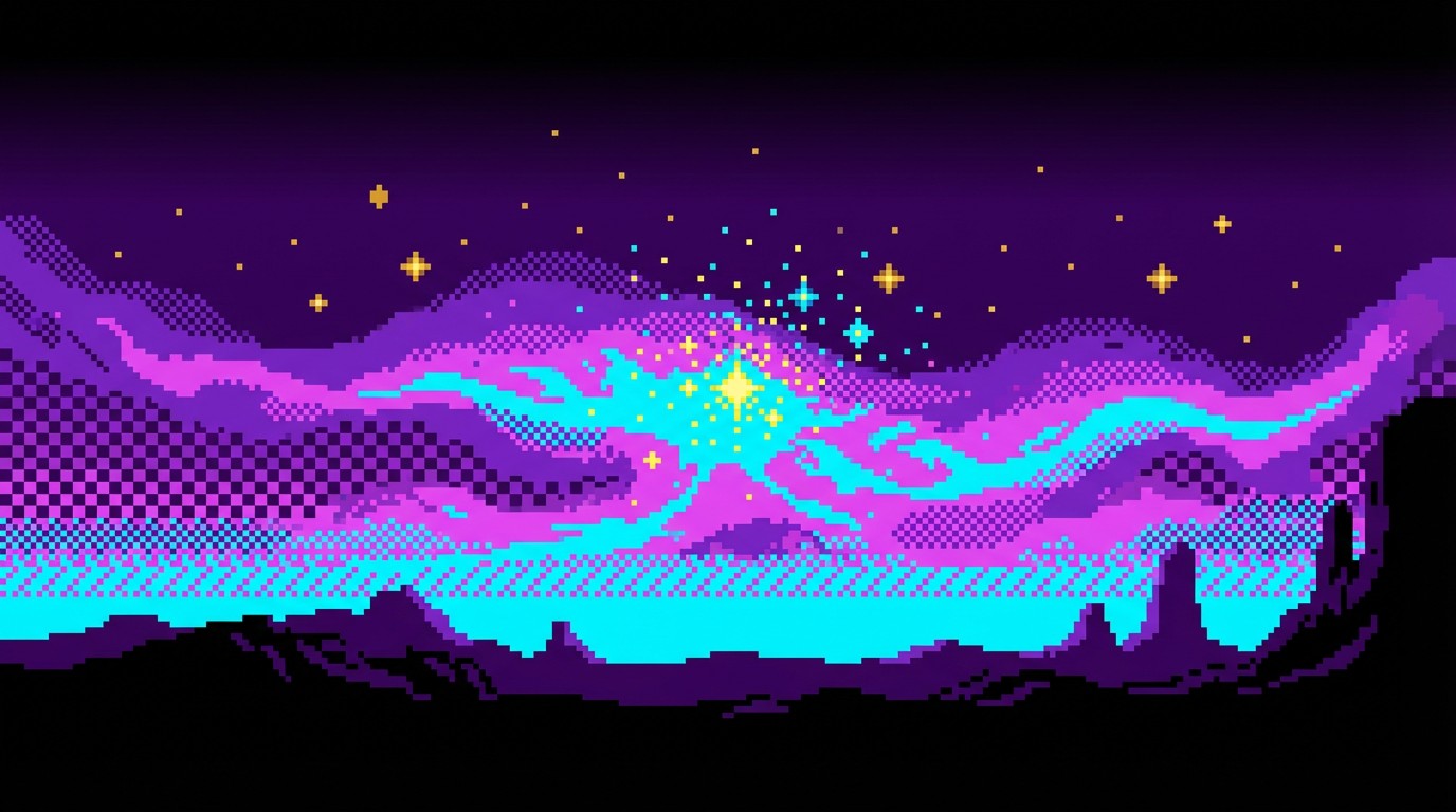 Free Cosmic Pixel Horizon Image - Pixel, Nebula, Cosmic | Download at ...