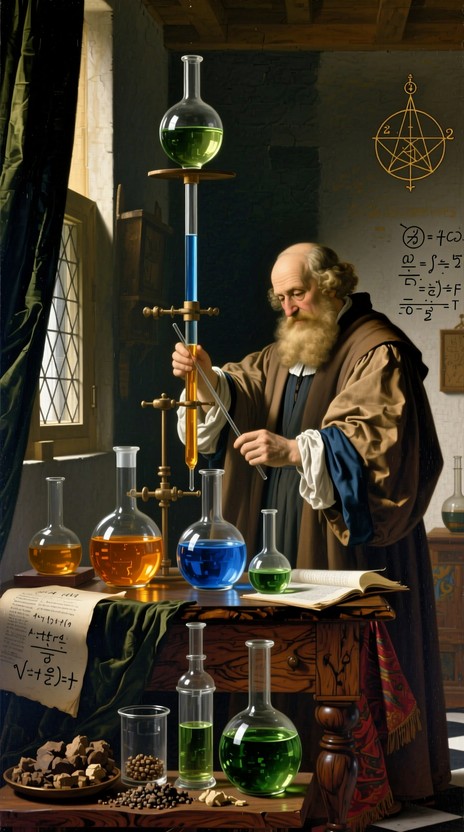 Adamantine Science Free Ancient Science Illuminated Image - Alchemy, Science, Laboratory ...