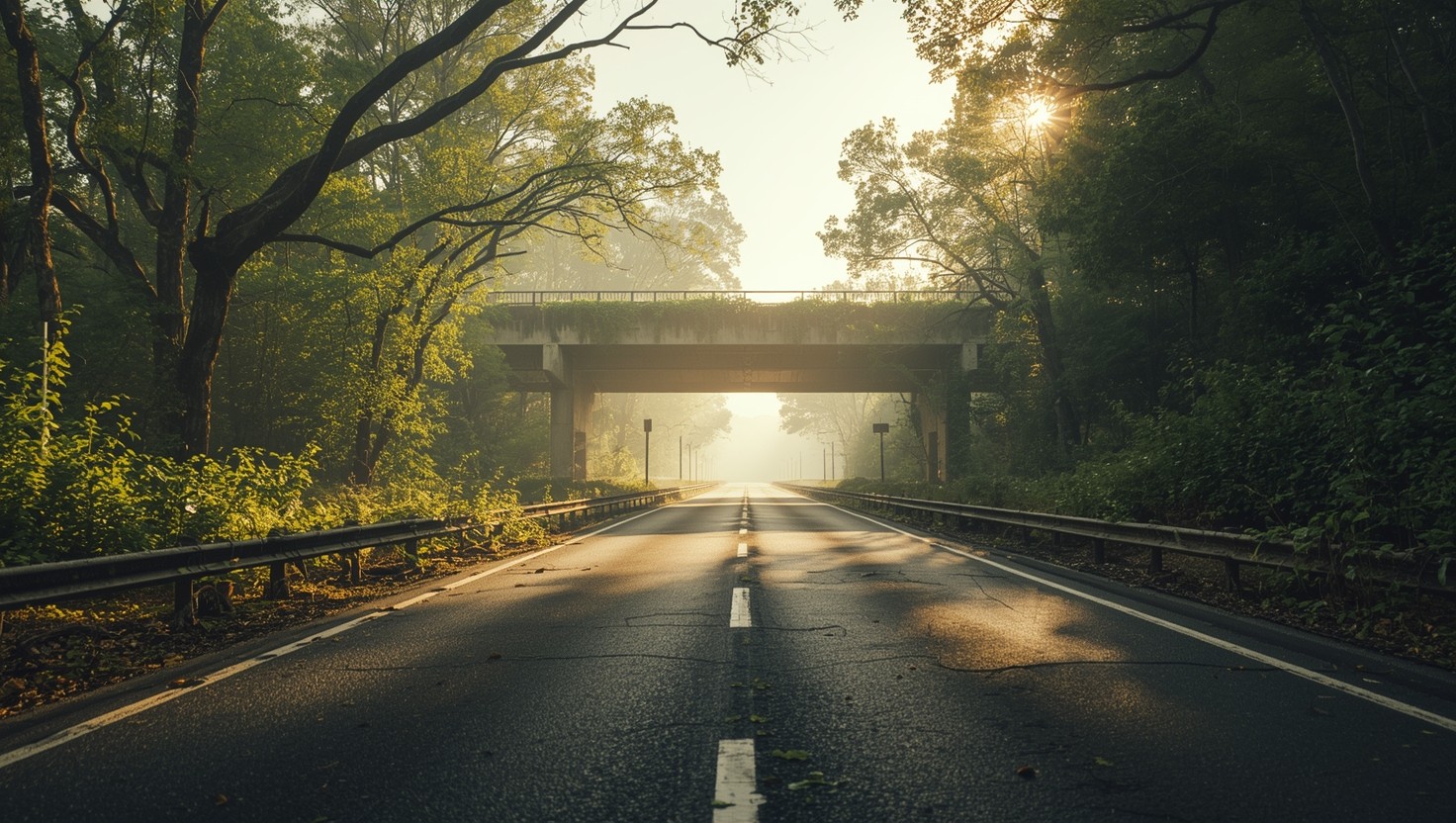 Free Misty morning road Photo - Road, Highway, Forest | Download at ...
