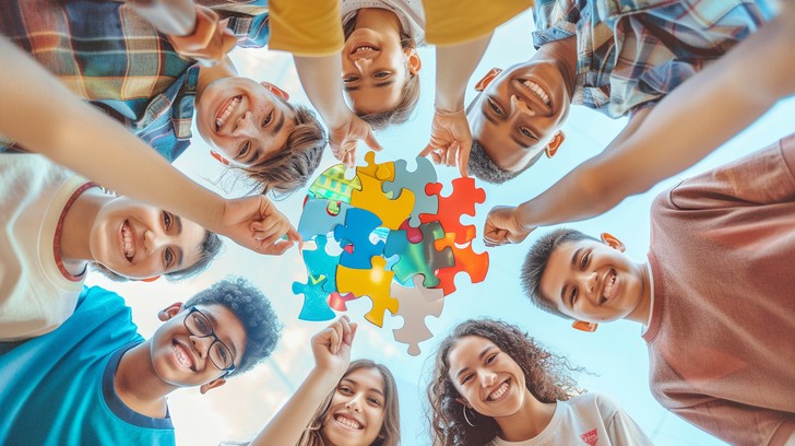 Free Teamwork completes puzzle Image - Teamwork, Cooperation, Puzzle ...