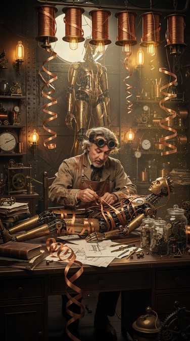 Free Steampunk Inventor Workshop Image - Steampunk, Inventor, Workshop ...