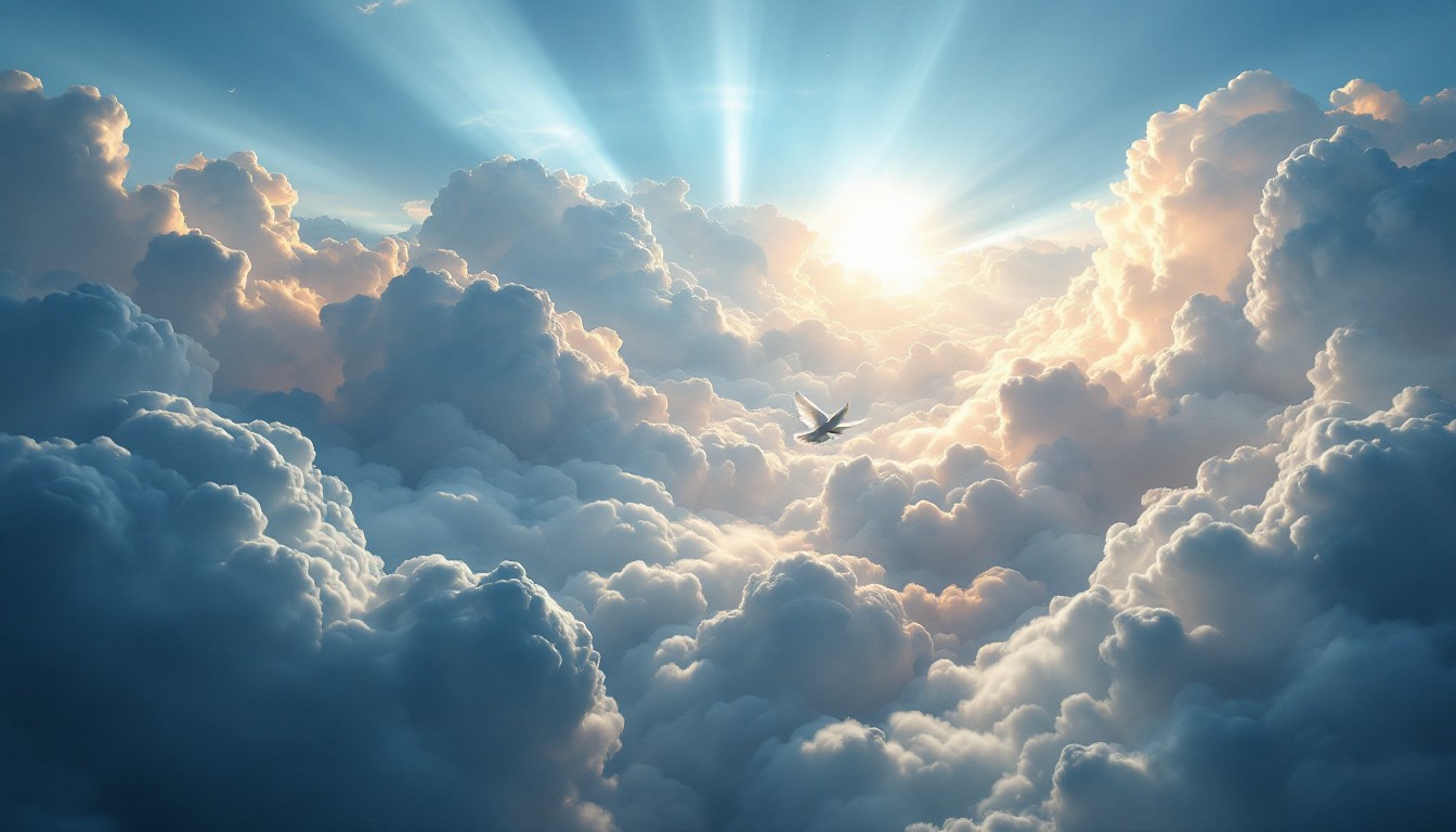 Free Divine Light Breakthrough Image - Clouds, Sky, Sunbeams | Download ...