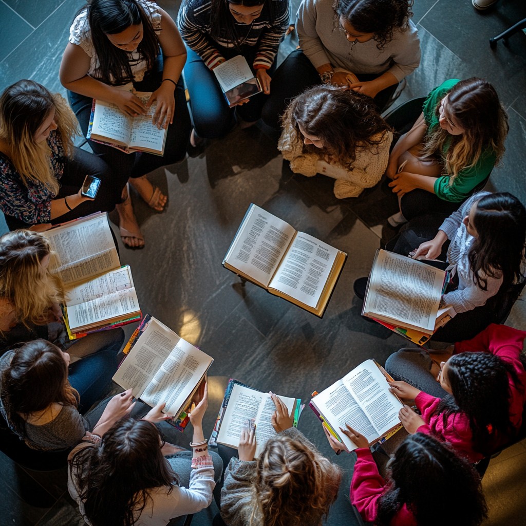 Free Group reading session Photo - Reading, Books, Women | Download at ...