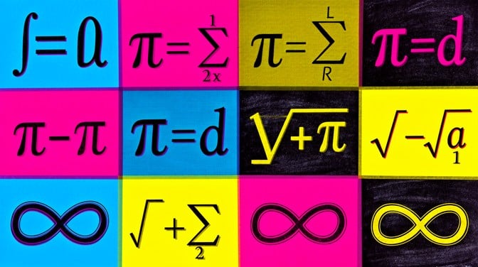 Free Mathematical Pop Art Image - Mathematics, Popart, Equations ...