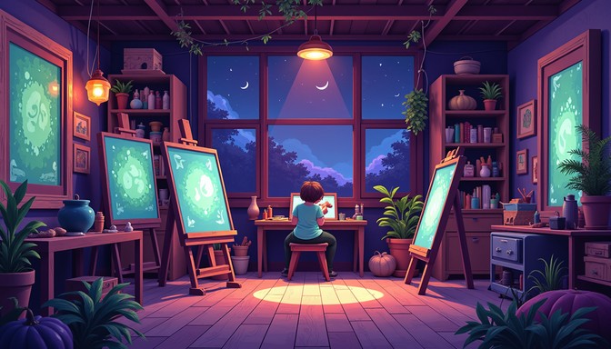 Free Pixel Artist's Sanctuary Image - Digital, Art, Studio | Download ...
