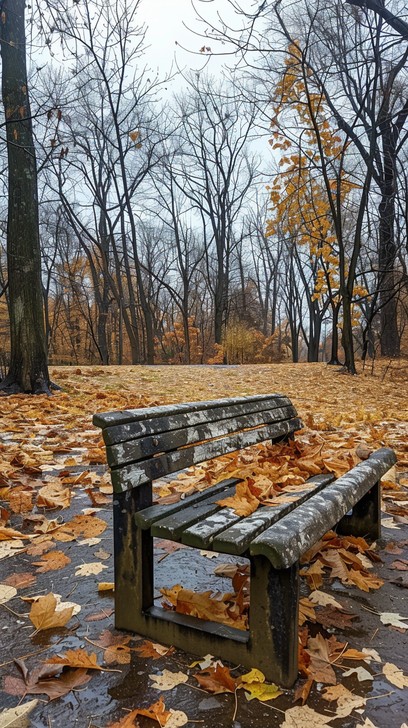 Free Autumn Park Bench Image - Autumn, Bench, Leaves | Download at ...