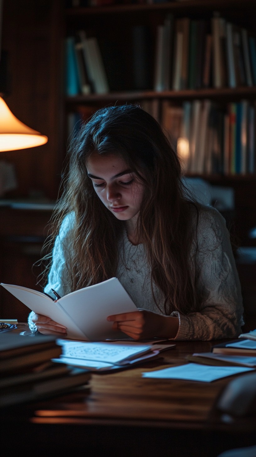 Reading Infromation Evening Free Focused evening reading Image - Reading, Woman, Studying ...