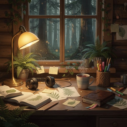 Free Forest Study Sanctuary Image - Study, Desk, Forest | Download at ...
