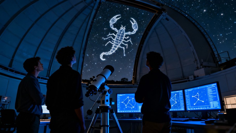 Observing Stars Lab Free Studying Scorpius Constellation Image - Astronomy, Observatory ...