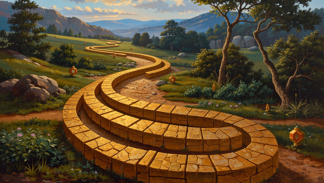 Gold Path Base Free Golden Journey Path Image - Pathway, Golden, Crackers | Download ...