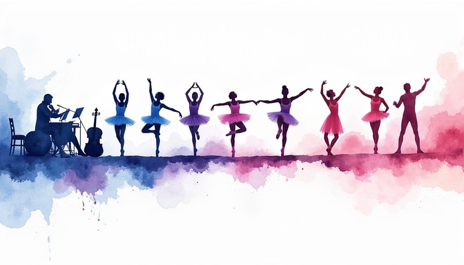 Free Motion in Color Image - Ballet, Watercolor, Dance | Download at ...