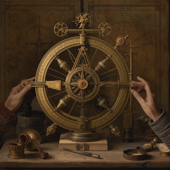 Free Ancient Celestial Calculator Image - Astrolabe, Brass, Ancient