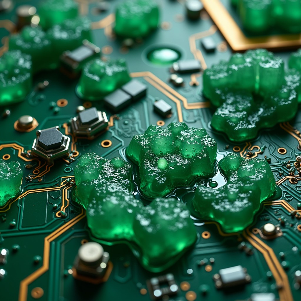 Free Emerald Tech Jewel Image - Circuit, Emerald, Macro | Download at ...