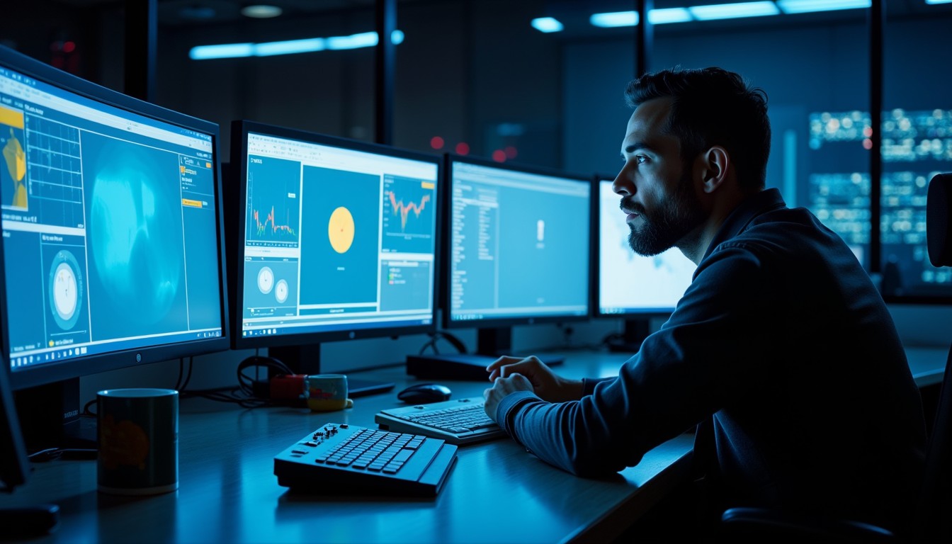 Free Digital Command Center Image - Cybersecurity, Monitoring ...