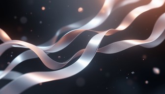 Free Flowing Metallic Ribbons Image - Ribbons, Metallic, Floating ...