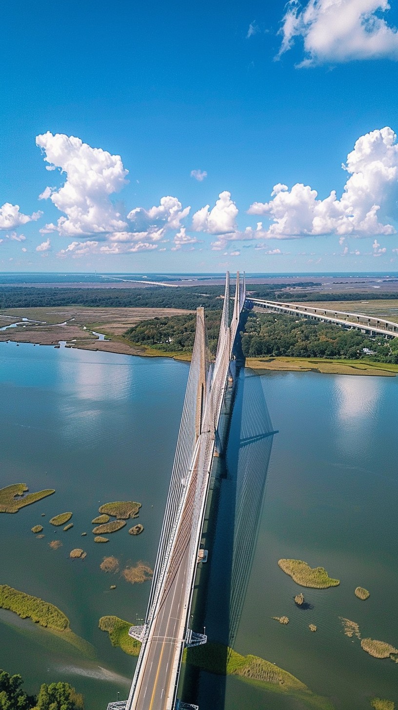Free Scenic Bridge View Image - Aerial, Bridge, Water | Download at ...