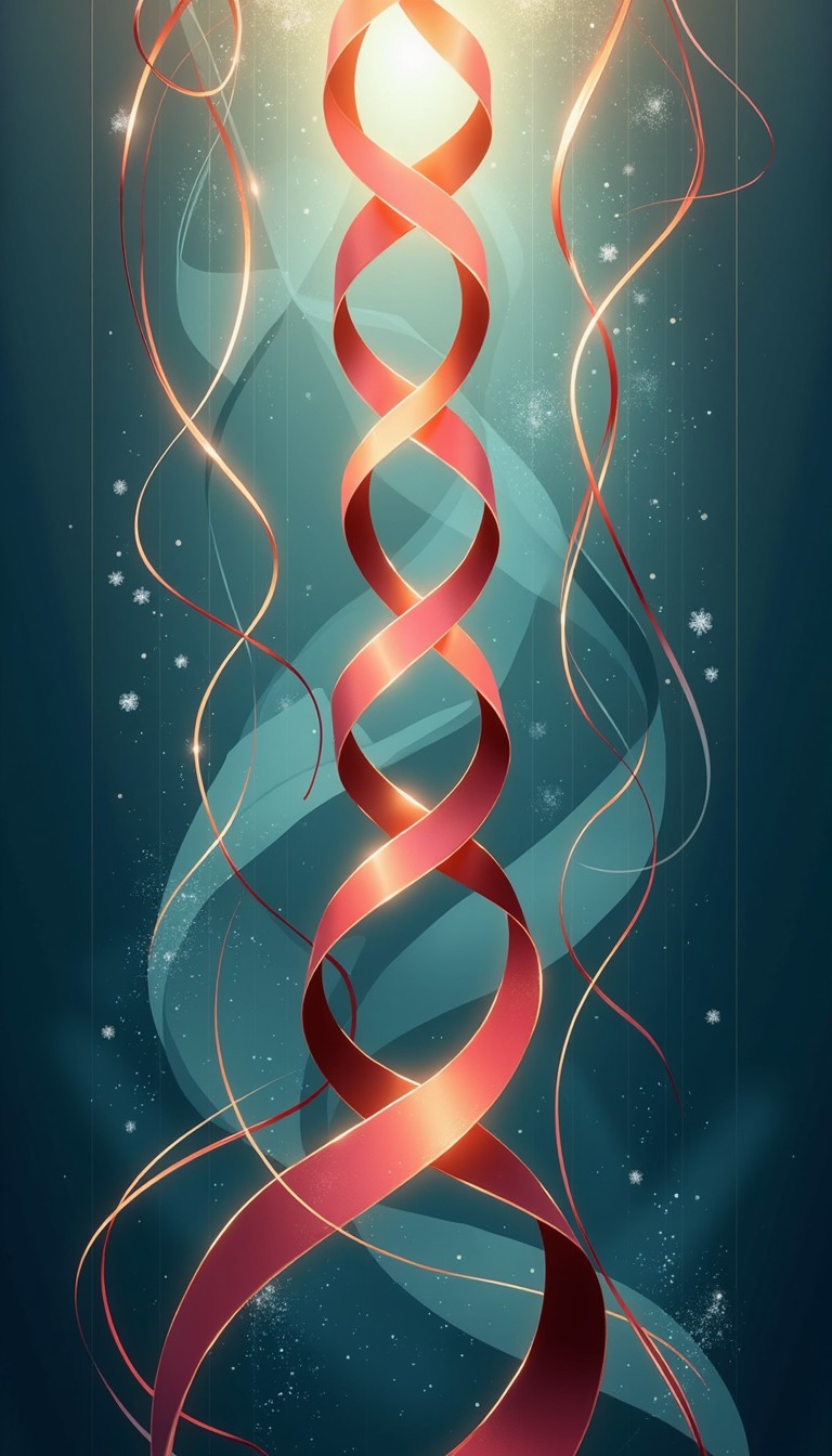 Dna Rinbbons Image Free Flowing DNA Strands Image - Ribbons, Strands, Dna | Download at ...