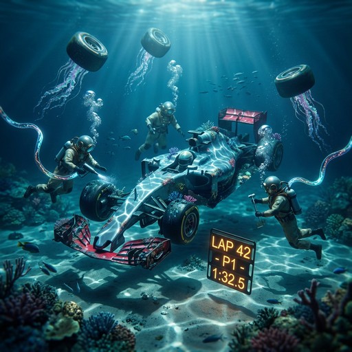 Underwater Racing Free Submerged Pit Stop Image - Underwater, Racing, Surreal | Download ...