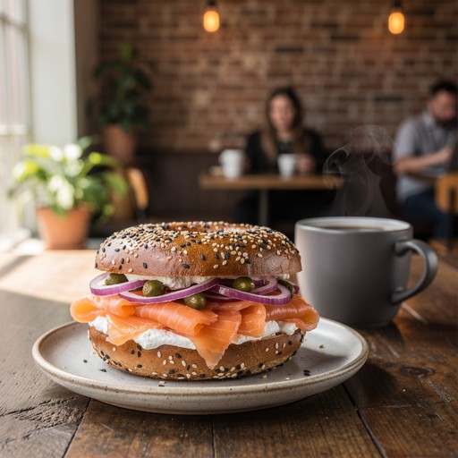 Free Gourmet Bagel Bliss Image - Bagel, Sandwich, Salmon | Download at ...