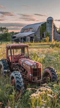 Rustic Tractor Hub Free Rustic Country Charm Image - Rustic, Tractor, Barn | Download at ...