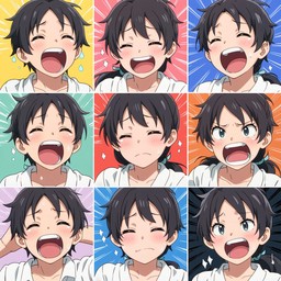 Free Anime Expression Chart Image - Anime, Manga, Character | Download ...