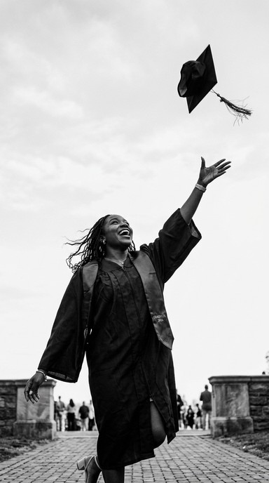 Triumphant Graduate Free Achievement Takes Flight Image - Graduation, Graduate, Achievement ...