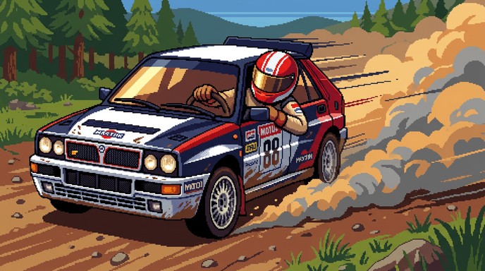 Free Rally Drift Action Image - Pixel, Rally, Racing | Download at ...