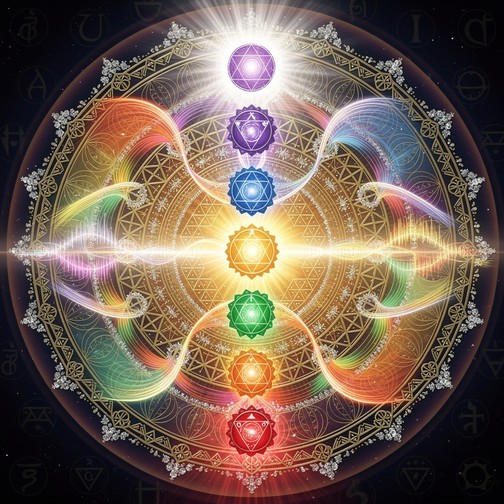 Free Sacred Chakra Geometry Image - Chakra, Mandala, Geometry ...
