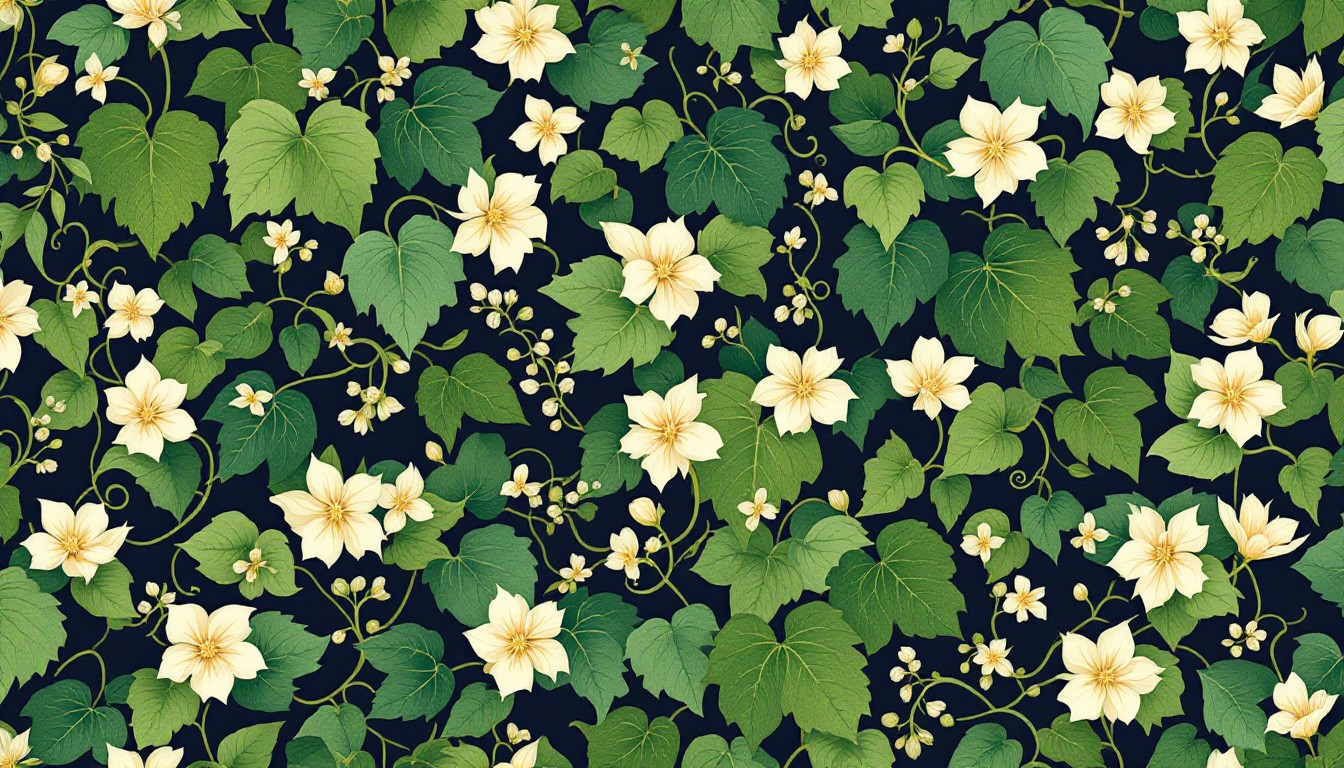 Free Botanical Vine Pattern Image - Botanical, Pattern, Vines ...