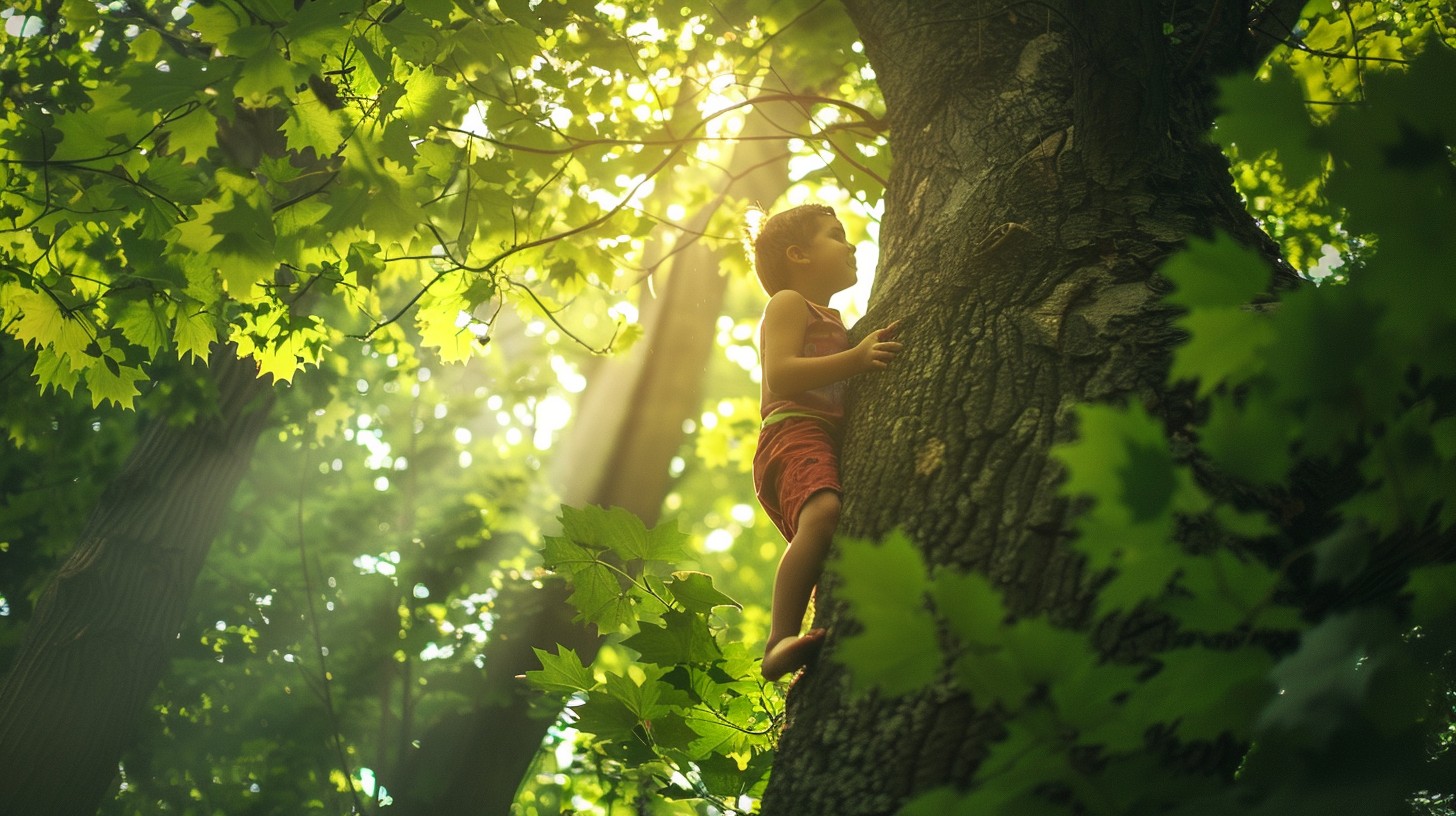 Free Child Climbing Tree Image - Child, Tree, Climbing | Download at ...