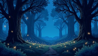 Free Enchanted Forest Path Image - Forest, Mystical, Night | Download ...