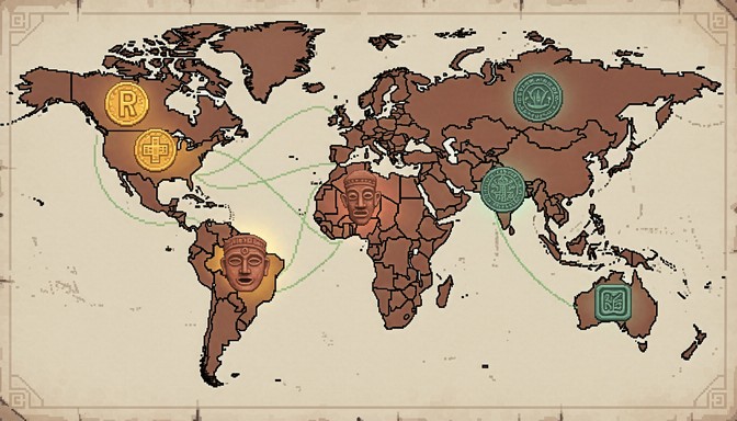 Free Ancient Trade Map Image - Coins, Parchment, Maritime | Download at ...