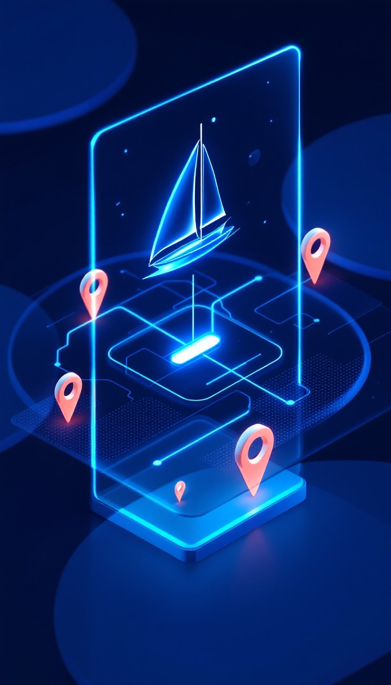 Free Digital Sailing Navigation Photo - Holographic, Sailing ...