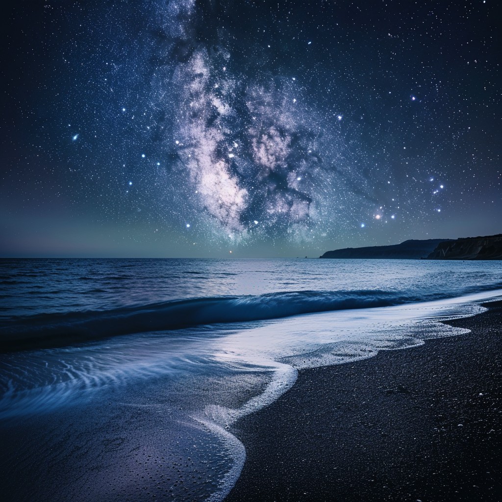 Free Starry Night Beach Image - Milky Way, Stars, Beach | Download at ...