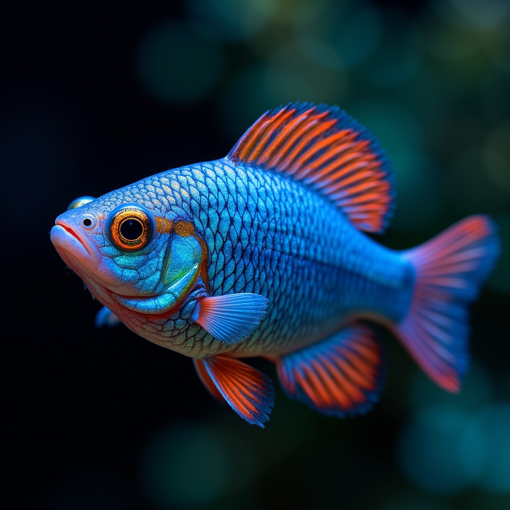Free Vibrant Cobalt Barb Image - Fish, Aquarium, Tropical | Download at ...