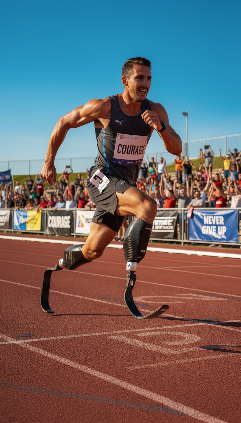 Free Unstoppable Athlete Racing Image - Athlete, Prosthetic, Running ...