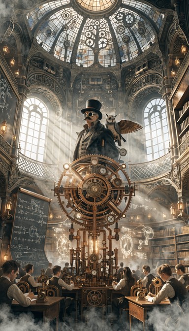 Free Steampunk Classroom Wonder Image - Steampunk, Classroom, Victorian ...