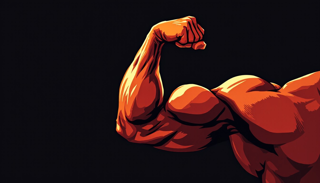 Free Powerful Pixelated Muscle Image - Muscle, Pixel, Strength ...