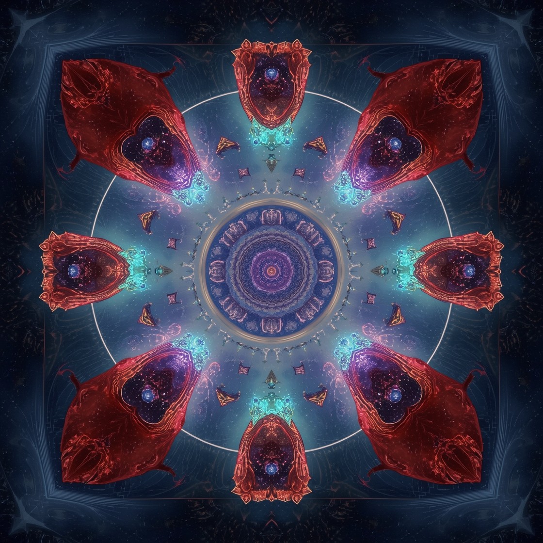 Free Cosmic Hearts Fusion Image Fantasy Surreal Hearts Download