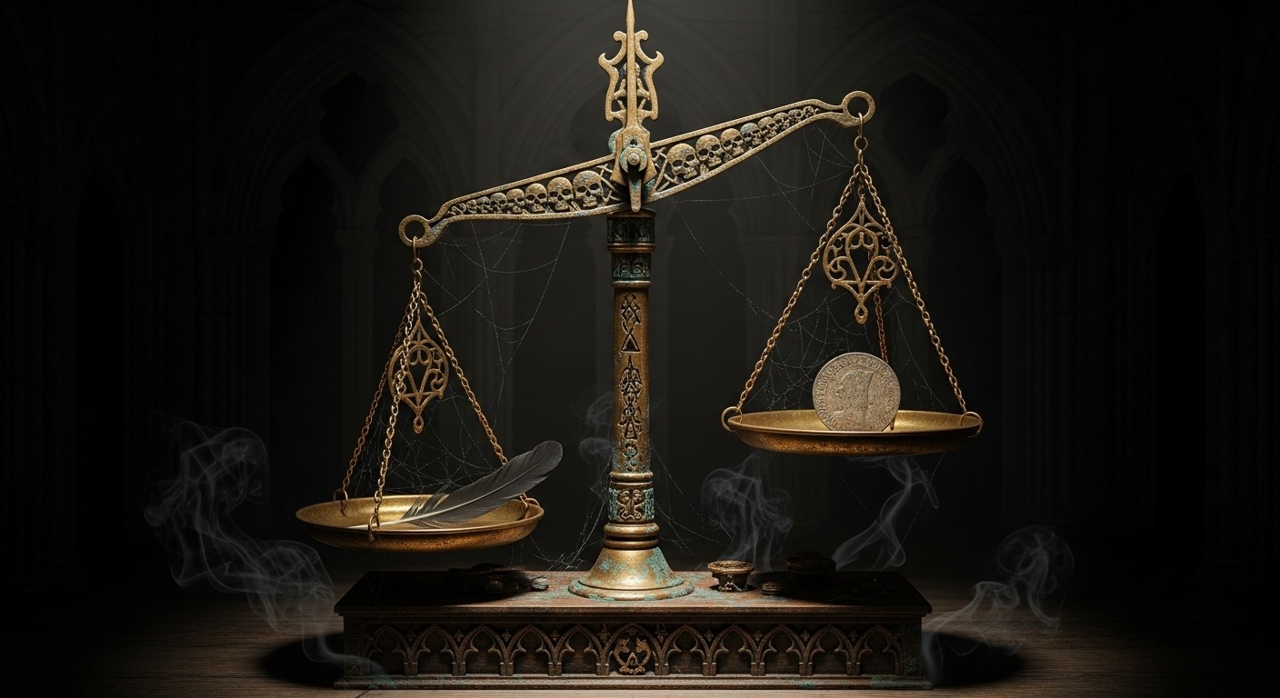 Download Gothic Balance Scale Image - Gothic, Scale, Brass | StockCake