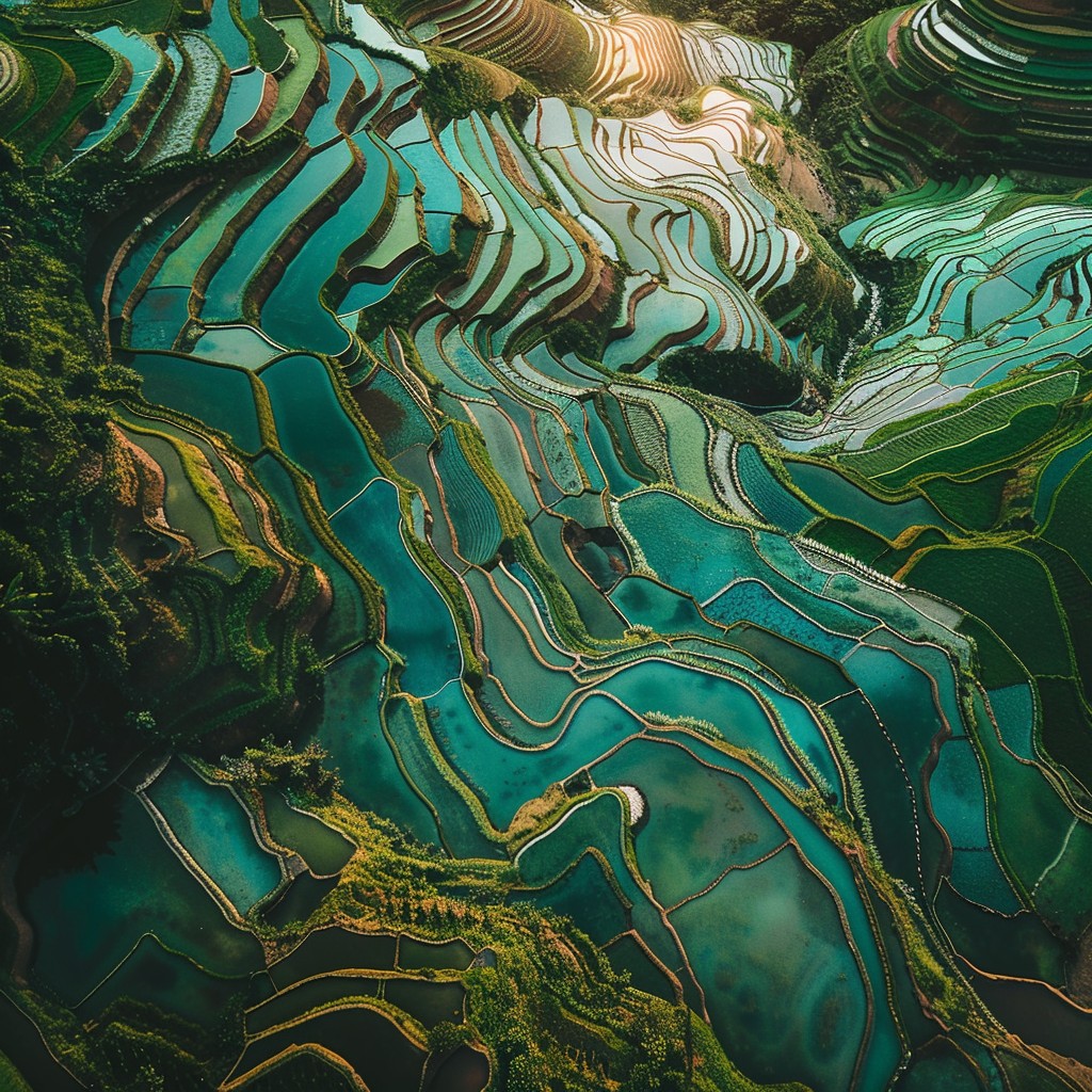 Terrace Field Graphics Free Terraced Fields Aerial Image - Agriculture, Aerial, Terraces ...