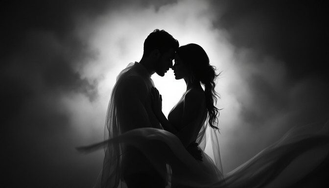 Free Love's Final Embrace Image - Silhouette, Romance, Couple ...