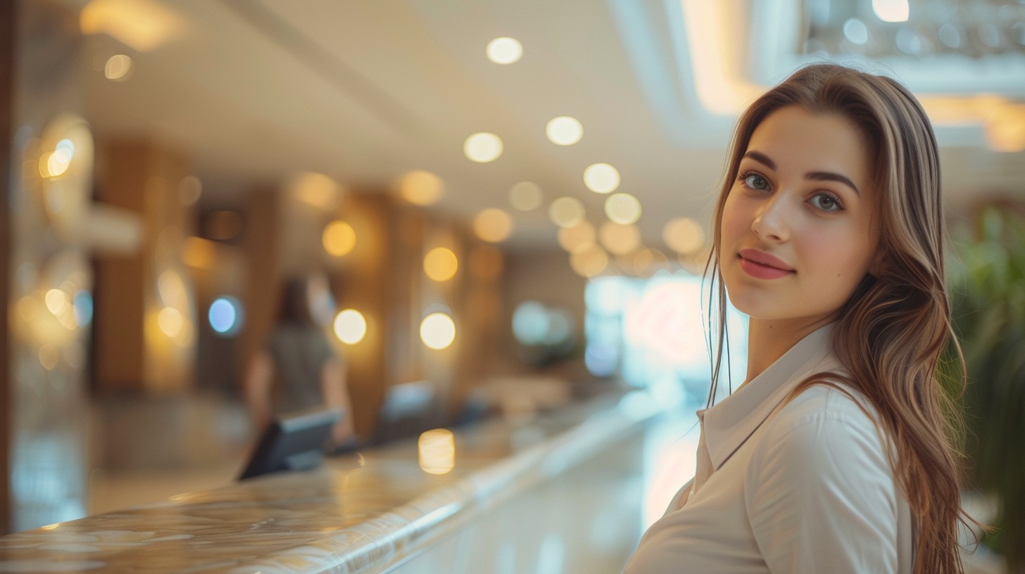 Free Elegant Indoor Pose Image - Woman, Elegance, Hotel | Download at ...